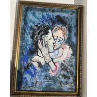 Панно под стеклом акрил