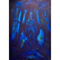 Кищенко;100/140; Отрочество. 1996 год. Холст. Масло. Размер: 100х140см.