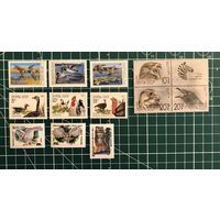 СССР 1990 "Птицы" Сборный лот** 225