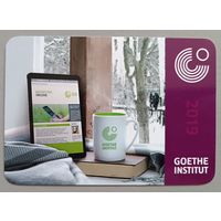 Библиотека Института имени Гетэ в Минске. Реклама. Календарик, 2019