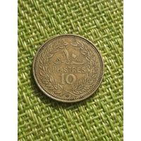 Ливан 10 пиастров 1969 г