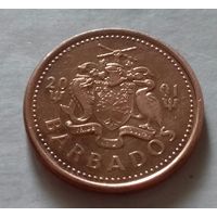 1 цент, Барбадос 2001 г.