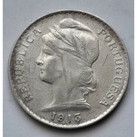 Португалия 50 центаво 1913 года.