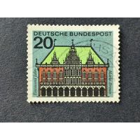 Германия 1964. Столицы земель Федеративной Республики Германия. 	Рыночный зал, Бремен
