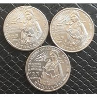 25 центов 2024 P D S Зиткала-Ша Американские женщины