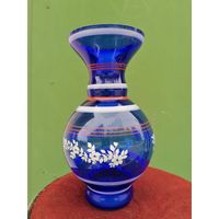 Ваза Кобальтовое стекло, торги с Рубля