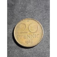 ГДР 20 пфеннигов 1989 ( 1 предложение на АУ )
