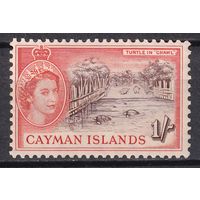 60.BrK. Великобритания. Колонии. Каймановы острова. Елизавета II. 1953 г. 1Sh. Mi.#146.