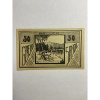 50 геллеров (нотгельды) 1921 г. Австрия.-0812