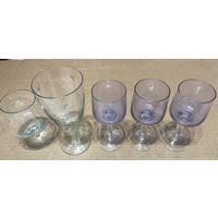 Рюмки. Цветные стекло. Советские
