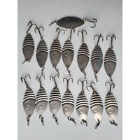 Блесна ВОЛГА МАЛАЯ "Военохот номер 4" СССР, клеймо. СССР