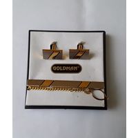 Запонки и зажим для галстука