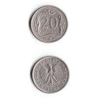 20 грошей Польша 1999 года
