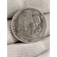 5 марок 1937.D.Мюнхен.