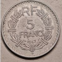 1947 год 5 франков Франция