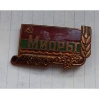 Значок "Миоры 1633" БССР. Латунь, эмаль.