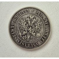 1 МАРКИ 1874 ФИНЛЯНДИЯ ВЕЛИКОЕ КНЯЖЕСТВО