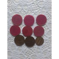 Набор жетонов с 3 рублей