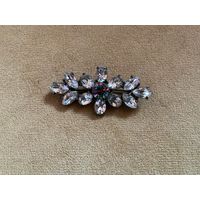 Брошь Ирисовое стекло Австрия 50-е