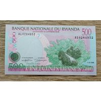Werty71 Руанда 500 франков 1998 UNC банкнота