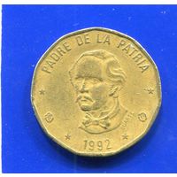 Доминиканская Республика 1 песо 1992