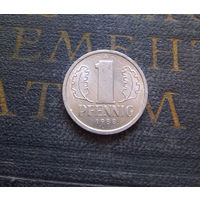 1 пфенниг 1988 (A) Германия ГДР #23 aUNC