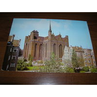 Гданьск Польша Костел 1972 год Издание RUCH чистая