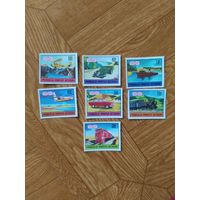 Монголия серия марок 1971 г. Транспорт.