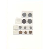 Монеты мира Швеция к-т монет 10 шт.