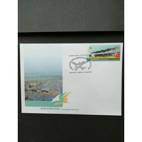 Украина 2013 КПД с маркой "Международный аэропорт "Борисполь" в Киеве" (специальное гашение) Mi.1323