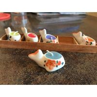 Подсвечники Свечки чайнички рыбки декор новые
