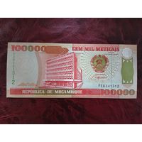 100000 метикал Мозамбик 1983 г.
