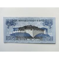 Бутан 1 нгултрум 2013 год UNC