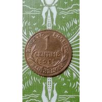 Франция 1 сантим 1911