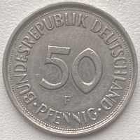 Германия 50 пфеннигов 1985 г. F