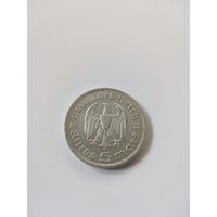 Германия, третий рейх 5 рейхсмарок 1935 года ,буква А,серебро 900