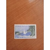 1961 Франция парусник яхта флот чистая MNH** (1-2)