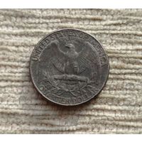 Werty71 США 1 квотер 25 центов 1/4 доллара 1987 P Орёл