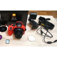 Nikon Z50 беззеркальный фотоаппарат + объектив Nikon NIKKOR Z DX 16-50mm f/3.5-6.3 VR, сумка, флешка, 3 фильтра(в том числе и поляризационный), зарядное. Комплектация на фото. Пробег 6200. Без торга.