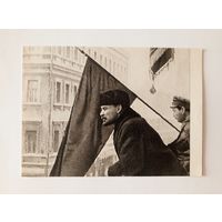 Фотооткрытка В.И.Ленин, выступает с балкона... 16 октября 1919 года. Изогиз 1961 год. Чистая.