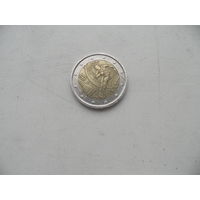 2 евро 2006 г.Турин ХХ зимние Олимпийские игры.(03)С рубля.