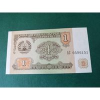 1 рубль 1994г Таджикистан ( як рубл) UNC