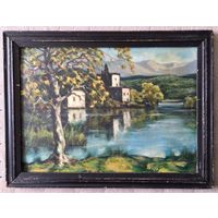 Дударенко Л.А. Оргалит,масло. Размер с рамой 52х69 см