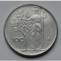 Италия, 100 лир 1977 г.