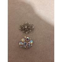 Брошь 2 штуки