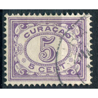 Нидерландские колонии - Кюрасао - 1926г. - цифры, 5 с - 1 марка - гашёная [Mi 82]. #3-WB-101-A-1