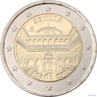2 евро 2024 Испания Севильский собор Алькасар и Архив Индий UNC из ролла