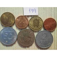 7 монет иностранных