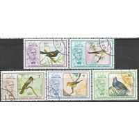 Куба. Тропические птицы. 1986г. Mi#2996-00.