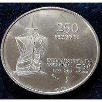 Кабо-Верде 250 эскудо, 2010 35 лет Независимости UNC
